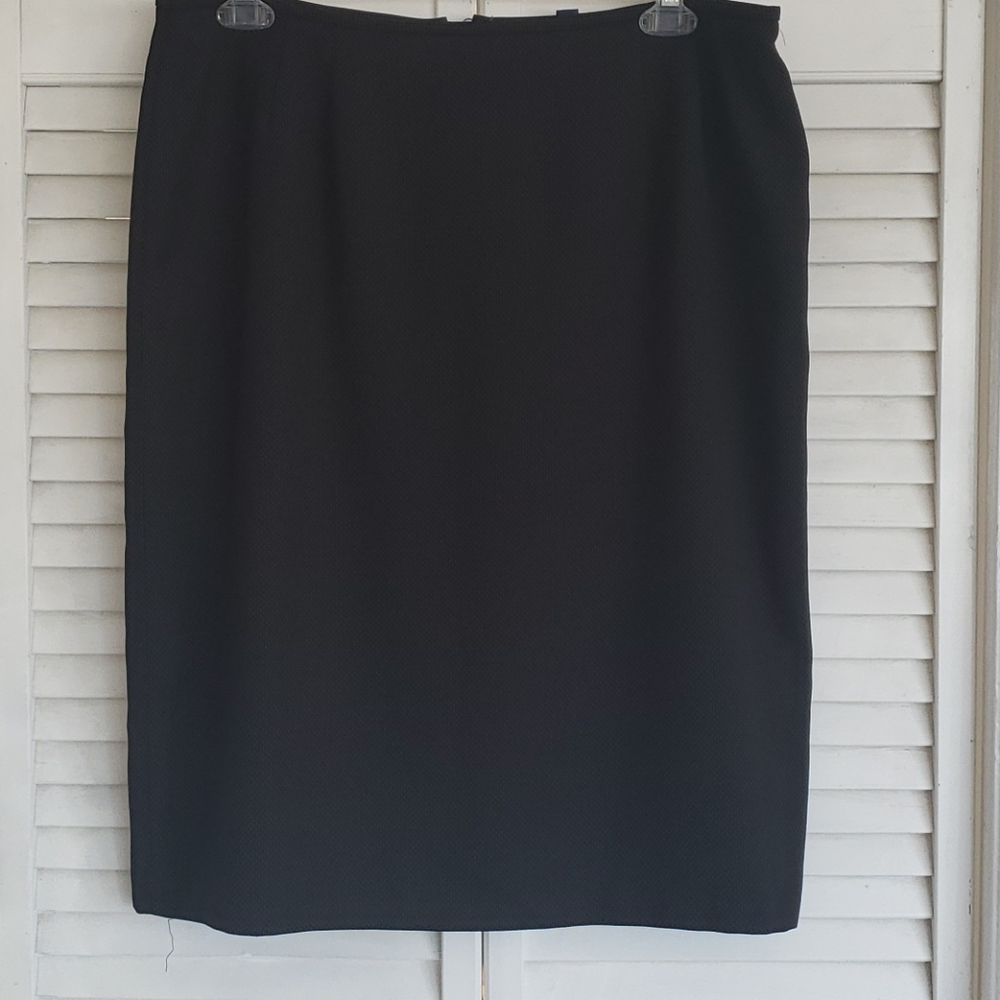 JONES WEAR Brown Pencil Skirt w/Tan Specks, Plus Size 16W